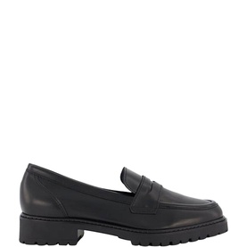 Gild Cleated-Sole Penny-Trim Loafers