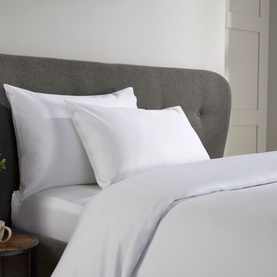 1000 Thread Count Standard Pillowcase Pair White