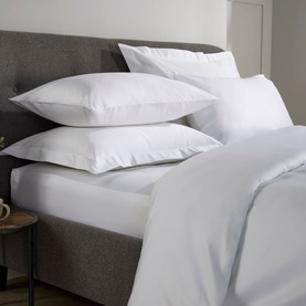 1000 Thread Count Fitted Sheet White