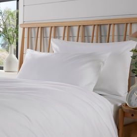 600 Thread Count Standard Pillowcase Pair White
