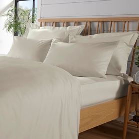 600 Thread Count Fitted Sheet Ivory