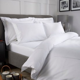 800 Thread Count Fitted Sheet White
