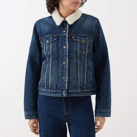 Org Sherpa Lined Denim Jacket