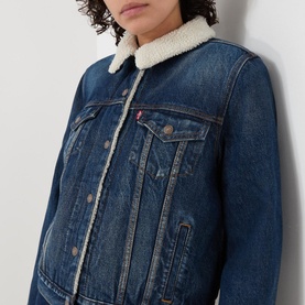 Org Sherpa Lined Denim Jacket