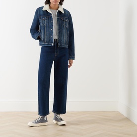 Org Sherpa Lined Denim Jacket