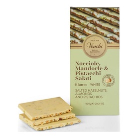 White Chocolate With Salted Nuts Maxi Bar 800g