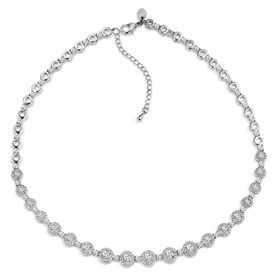 Cubic Zirconia Embellished Necklace