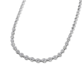Cubic Zirconia Embellished Necklace