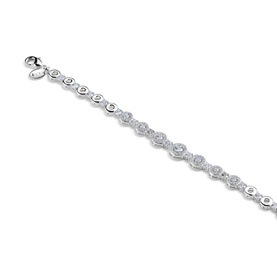Cubic Zirconia Embellished Bracelet