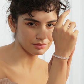 Cubic Zirconia Embellished Bracelet