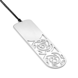 Floral Cut-Out Bookmark