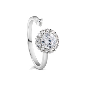 Clear Stone Revolving Ring