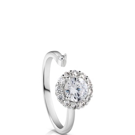 Clear Stone Revolving Ring