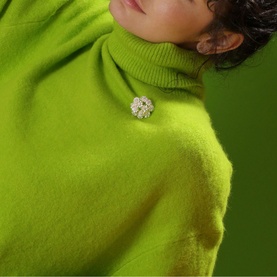 Floral Cluster Brooch