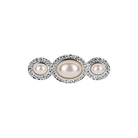 Triple Pearl Brooch