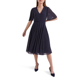 Celia Spot Midi Dress