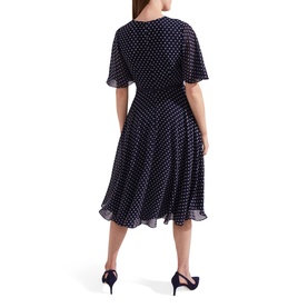 Celia Spot Midi Dress