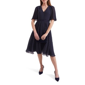 Celia Spot Midi Dress