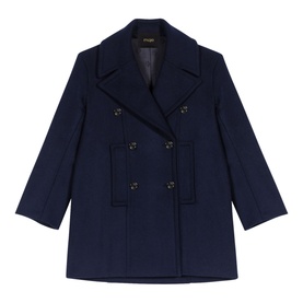 Galeto Wool Blend Peacoat