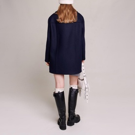 Galeto Wool Blend Peacoat