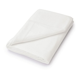 Brushed Cotton Flat Sheet White