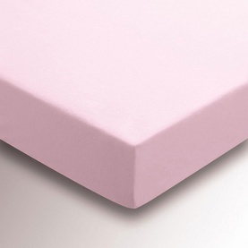 Brushed Cotton Fitted Sheet Pink