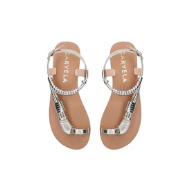 Klipper Metallic Sandals