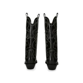 Mid Shaft Embroidered Western Boots