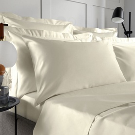 400 Thread Count Standard Pillowcase Pair Ivory