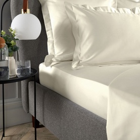 400 Thread Count Fitted Sheet Ivory