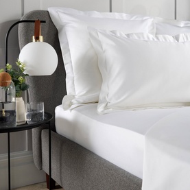 400 Thread Count Fitted Sheet White