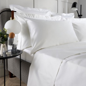 400 Thread Count Standard Pillowcase Pair White