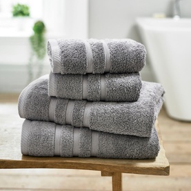 Cotton Luxe Towel Charcoal