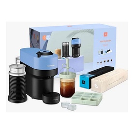 Vertuo pop Pacific Blue with Aerocino and ColdBrew