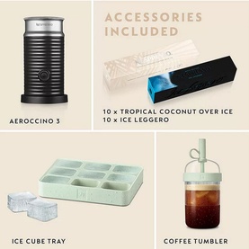 Vertuo pop Pacific Blue with Aerocino and ColdBrew