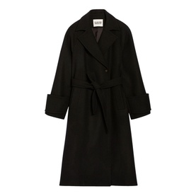 Gama Belted Wool-Blend Coat