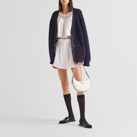 Arqu&eacute; Leather Shoulder Bag
