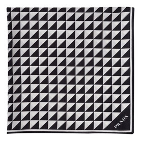 Printed Silk Twill Scarf