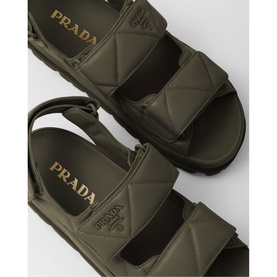 Padded Nappa Leather Sandals