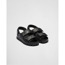 Padded Nappa Leather Sandals