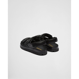 Padded Nappa Leather Sandals