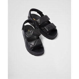 Padded Nappa Leather Sandals