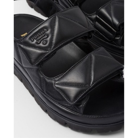 Padded Nappa Leather Sandals