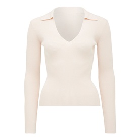 Selena Collar Knitted Top
