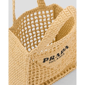 Small Raffia Tote Bag