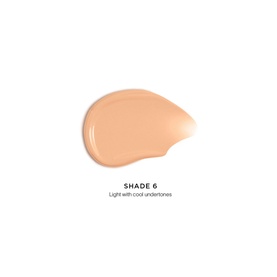 HOURGLASS Veil Hydrating Skin Tint foundation swatch in Shade 6, a light peach tone with cool undertones