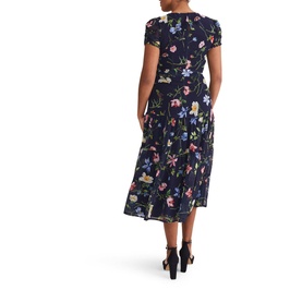Lola Floral Tiered Midi Dress