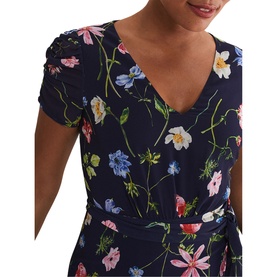Lola Floral Tiered Midi Dress