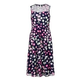 Ira Floral Embroidered Midi Dress