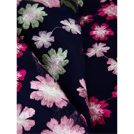 Ira Floral Embroidered Midi Dress